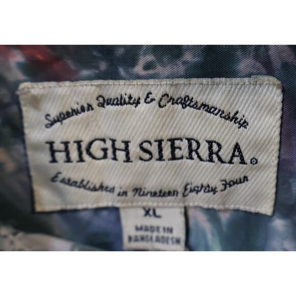 High Sierra Short-Sleeve Tie-Dye Button Down Shirt Size XL - Picture 3 of 4